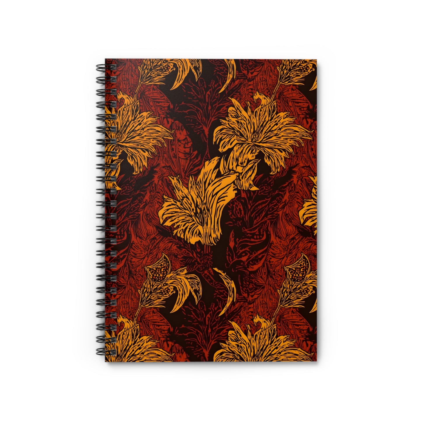 Autumn Chrysanthemum Spiral Notebook