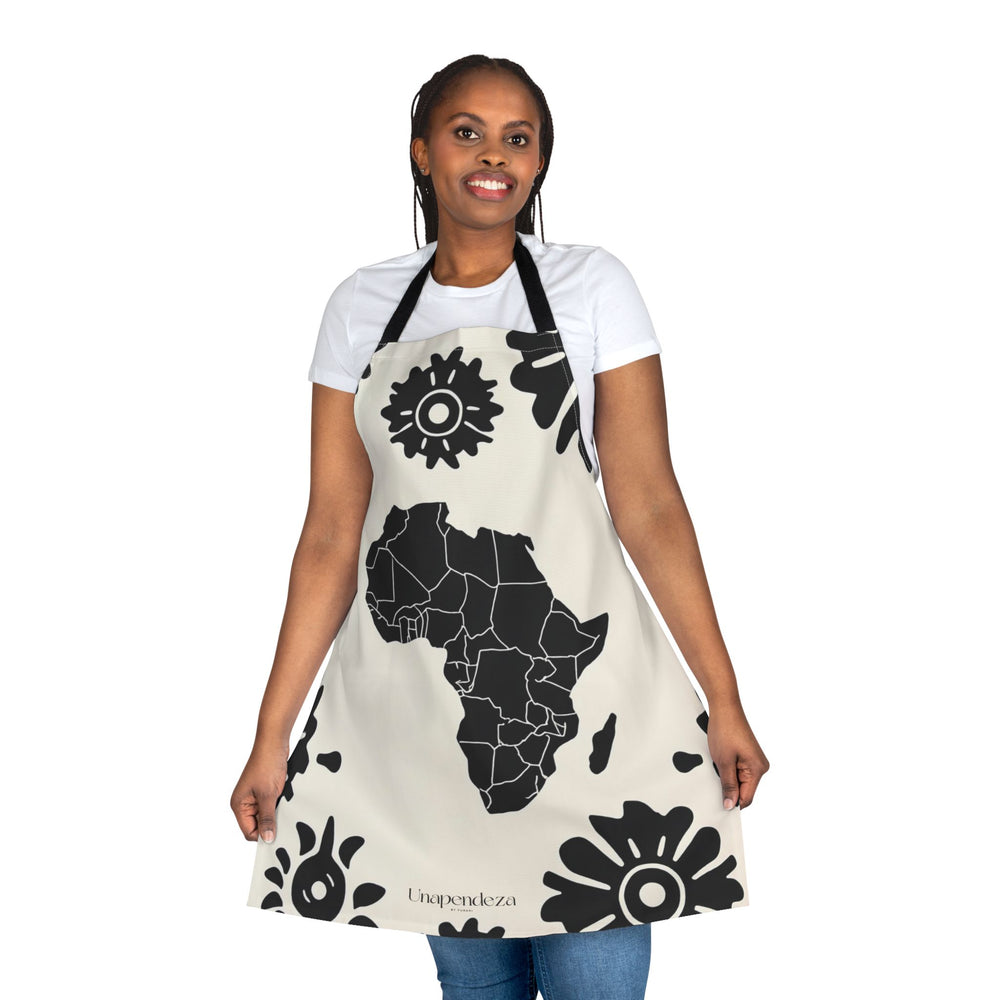 Afro Bloom Apron | Vibrant African-Inspired Design for Stylish Cooking & Crafting