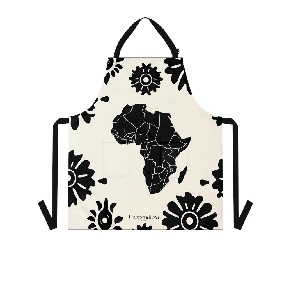 Afro Bloom Apron | Vibrant African-Inspired Design for Stylish Cooking & Crafting