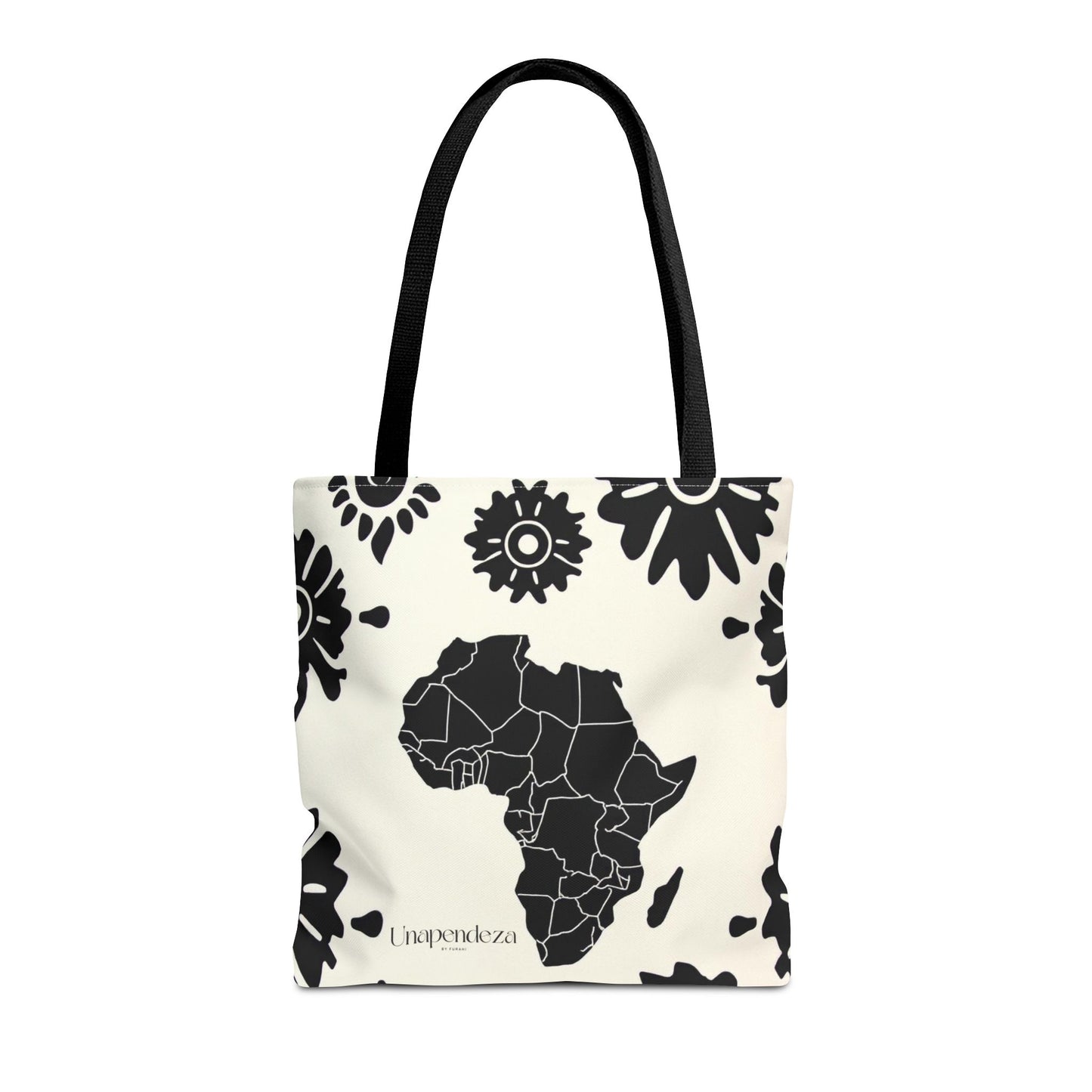 Afro Bloom Stylish African Map Tote Bag | Eco-Friendly & Reusable Shopping Bag