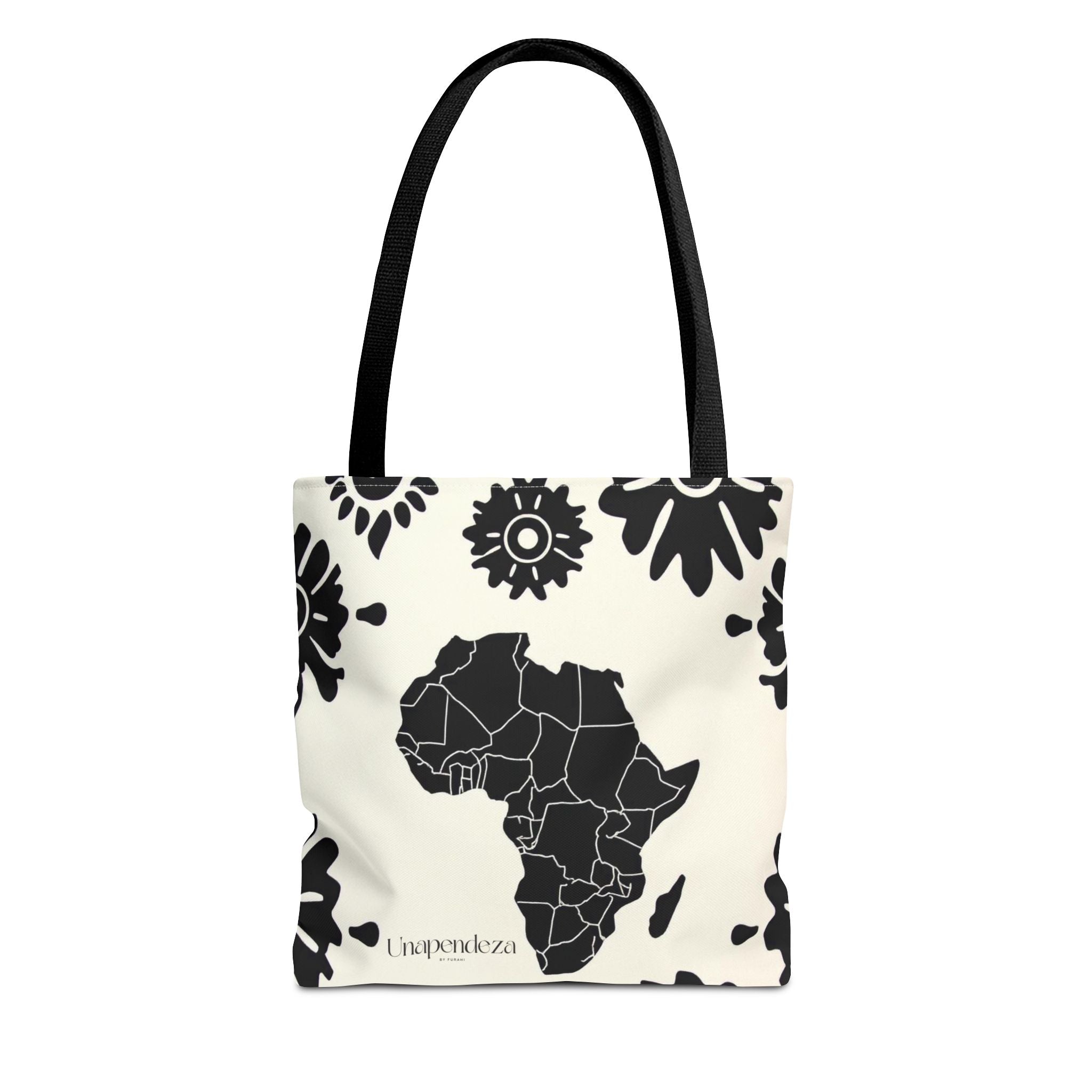Afro Bloom Stylish African Map Tote Bag | Eco-Friendly Afro Bloom Stylish African Map Tote Bag | Eco-Friendly