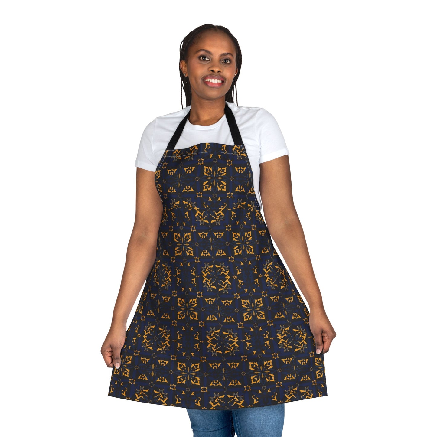 Midnight Radiance Apron | Stylish and Durable for Cooking and Crafting