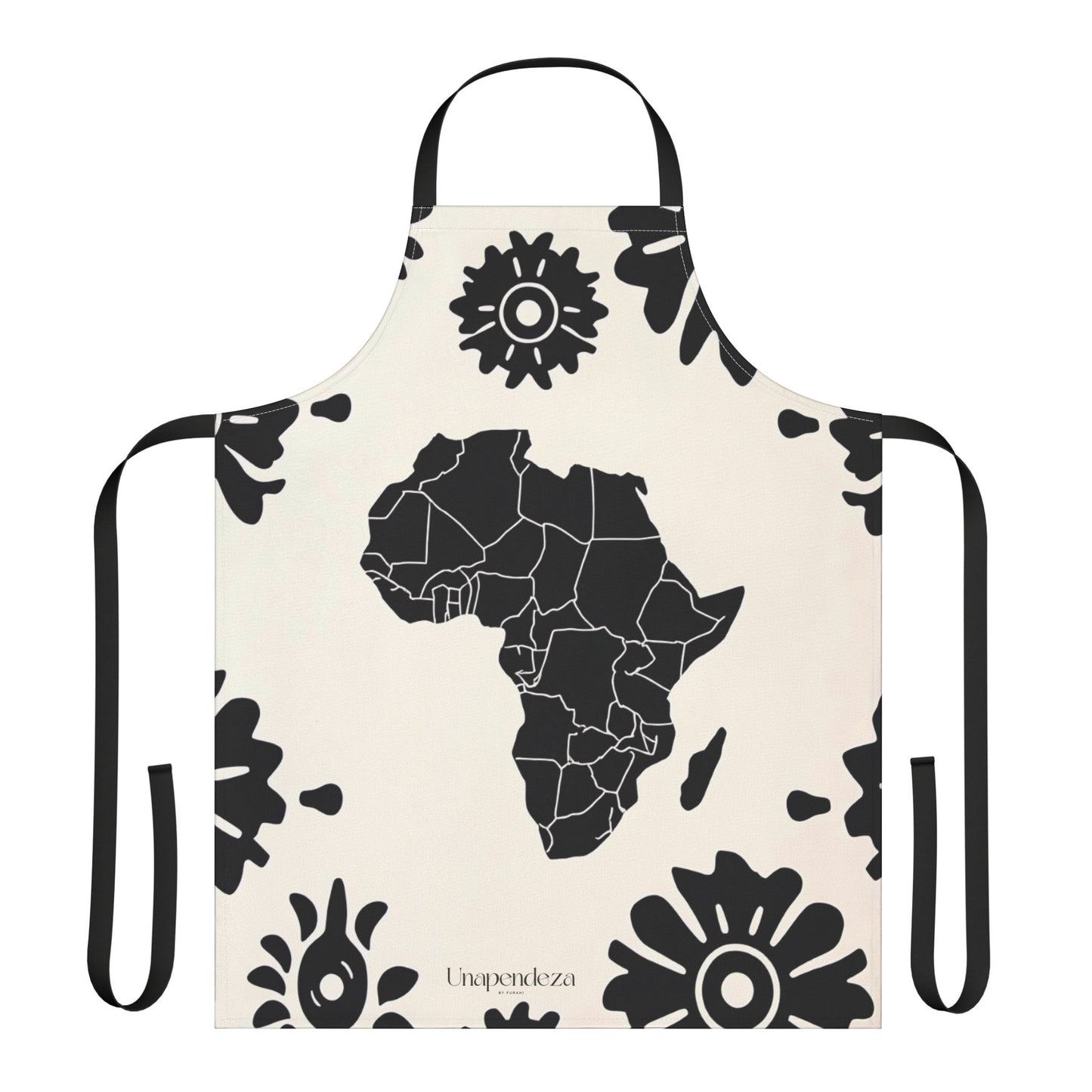 Afro Bloom Apron | Vibrant African-Inspired Design for Stylish Cooking & Crafting