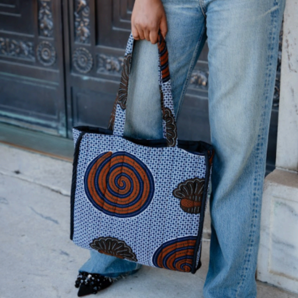 
                      
                        White and Black Heritage Tote
                      
                    