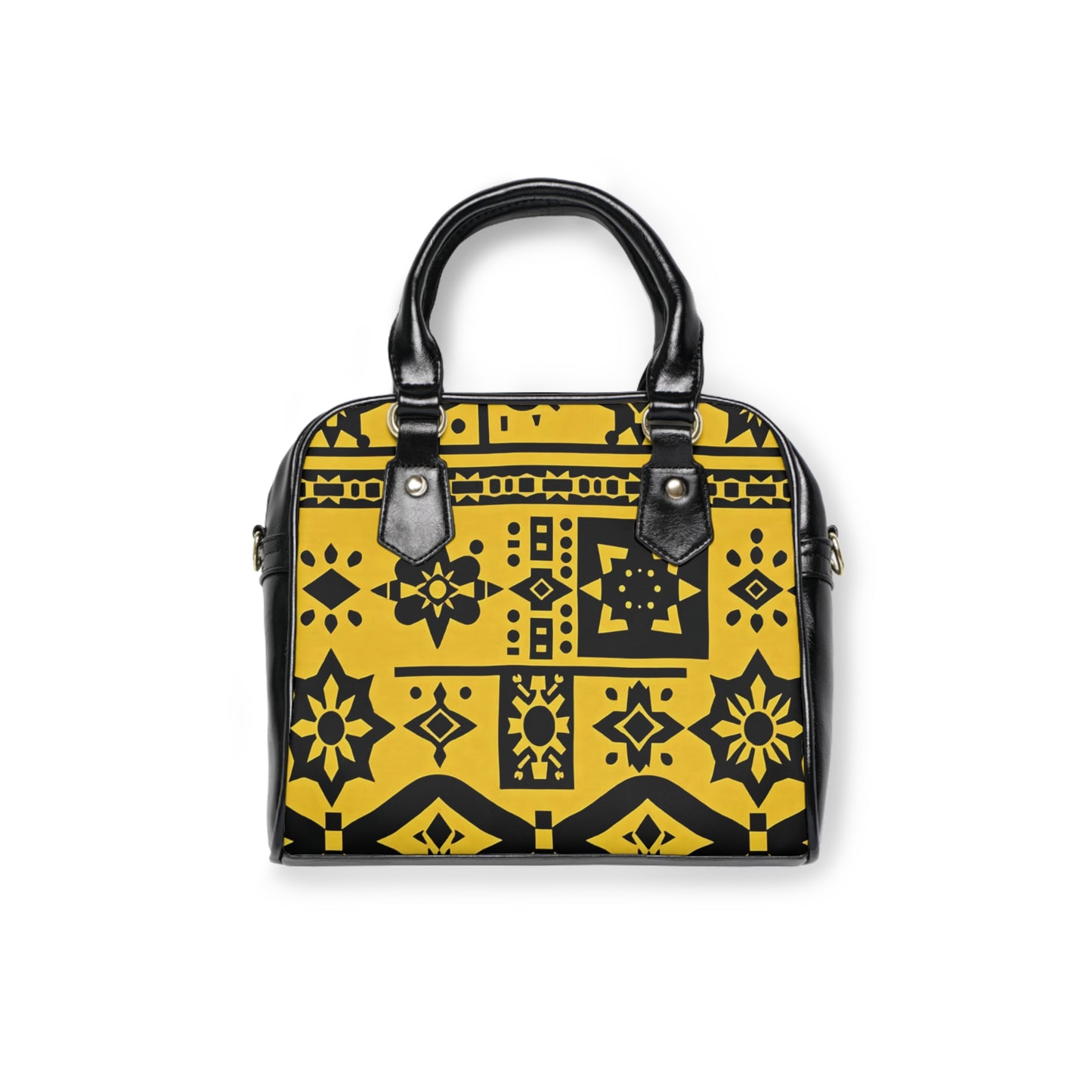 Sunshine Heritage Handbag | Vibrant PU Leather Shoulder Bag for Every Occasion