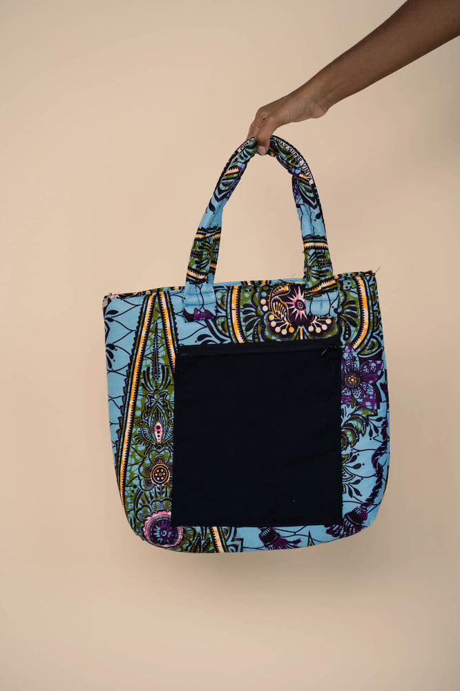 Orange and Blue Tote