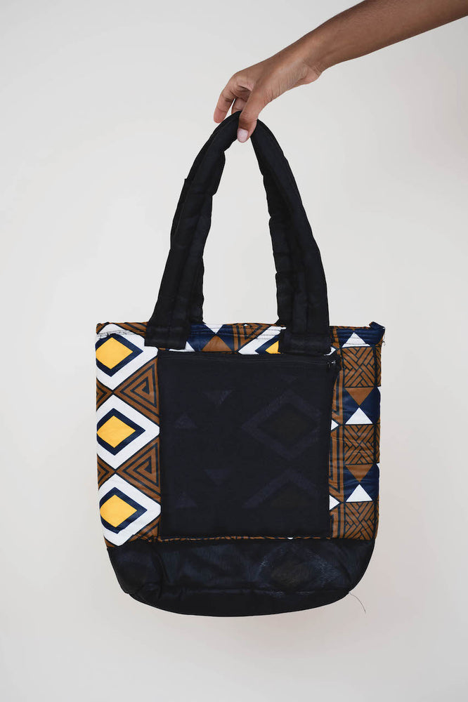 
                      
                        Brown Pattern Tote
                      
                    