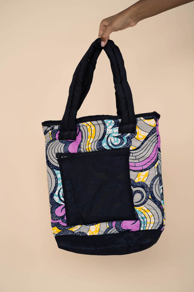 Purple Flower Tote