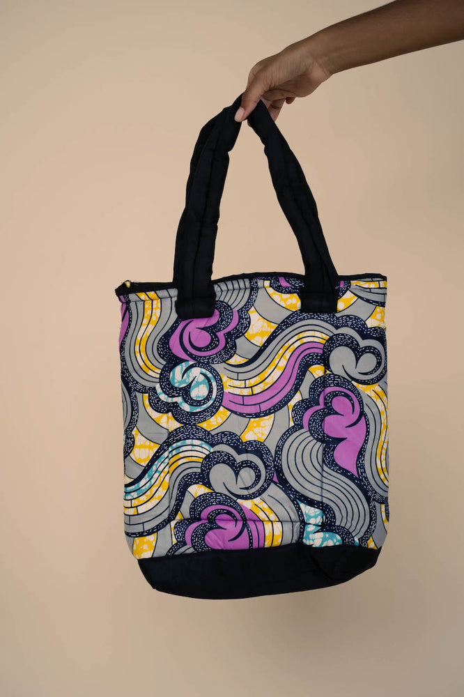 Purple Flower Tote