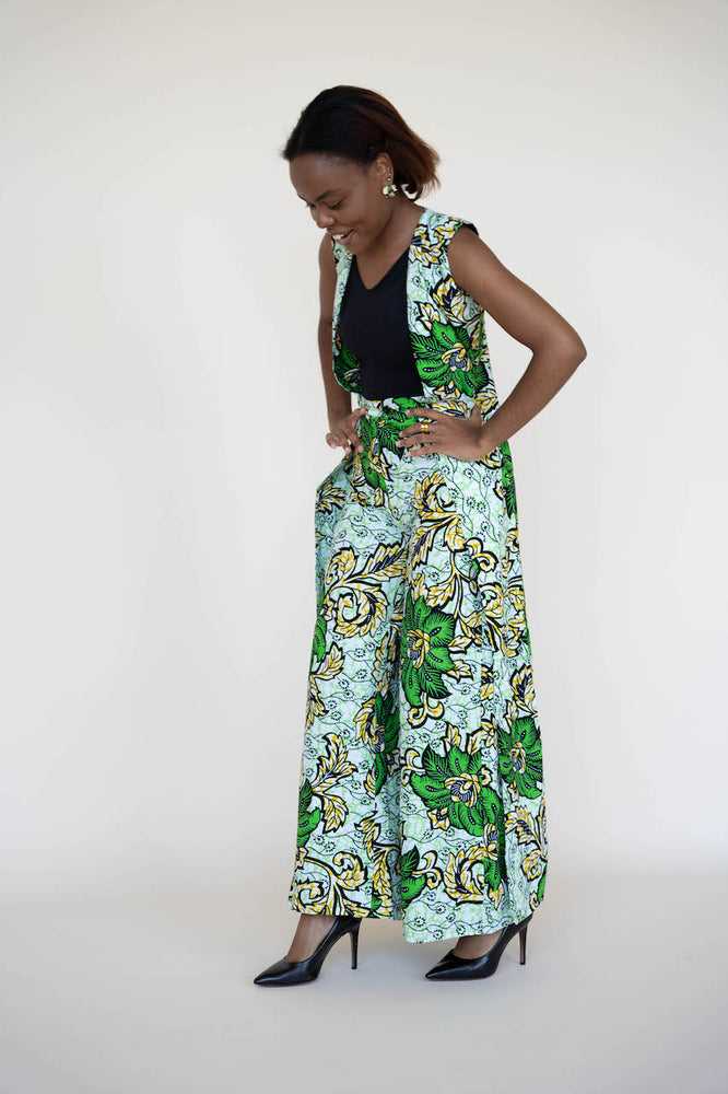 
                      
                        Green Flower Empower Pant Suit Set
                      
                    